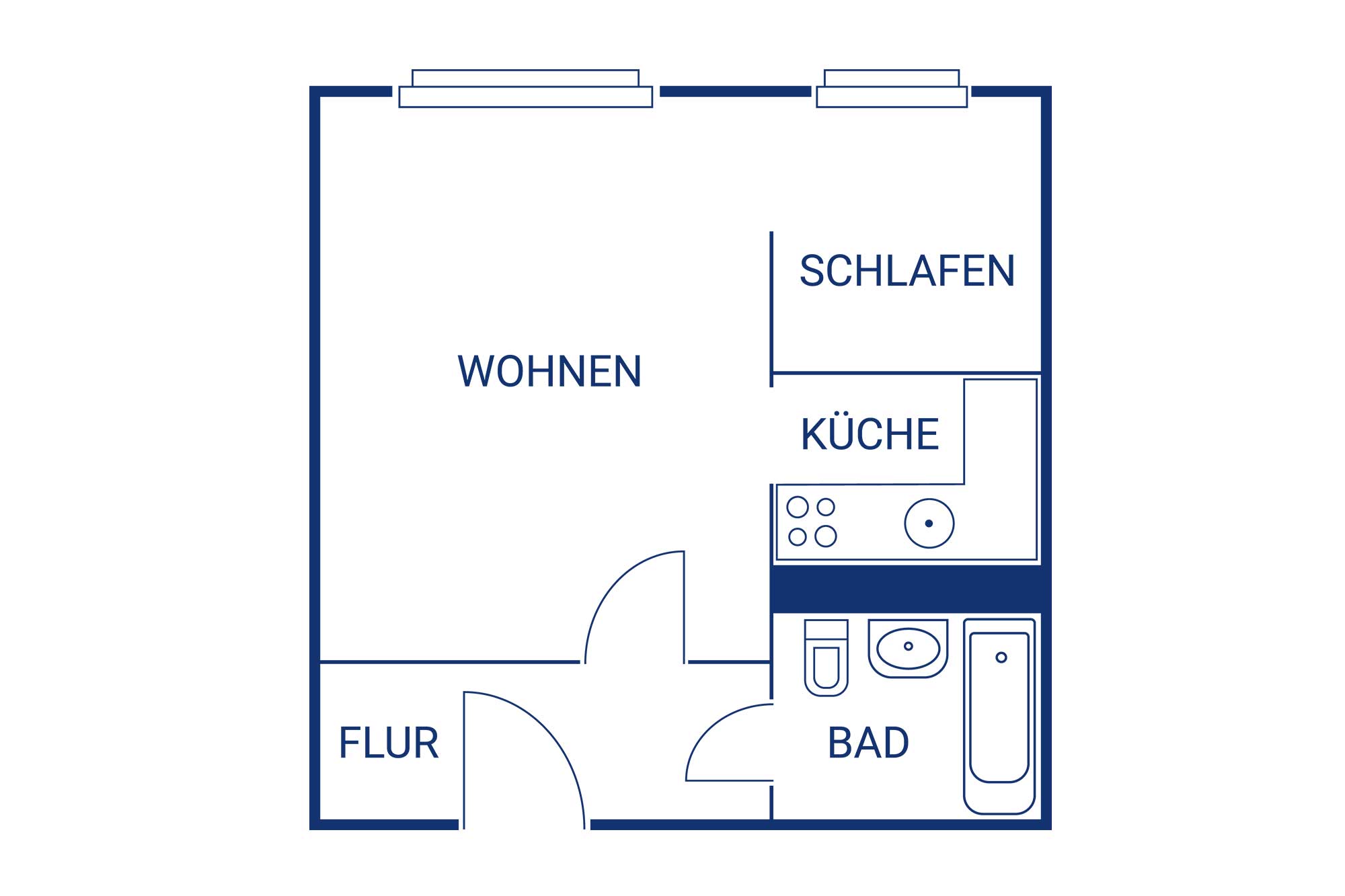 Ziegesarstrasse 13 OG8 Nr3 - möbliert Wohnen in Jena