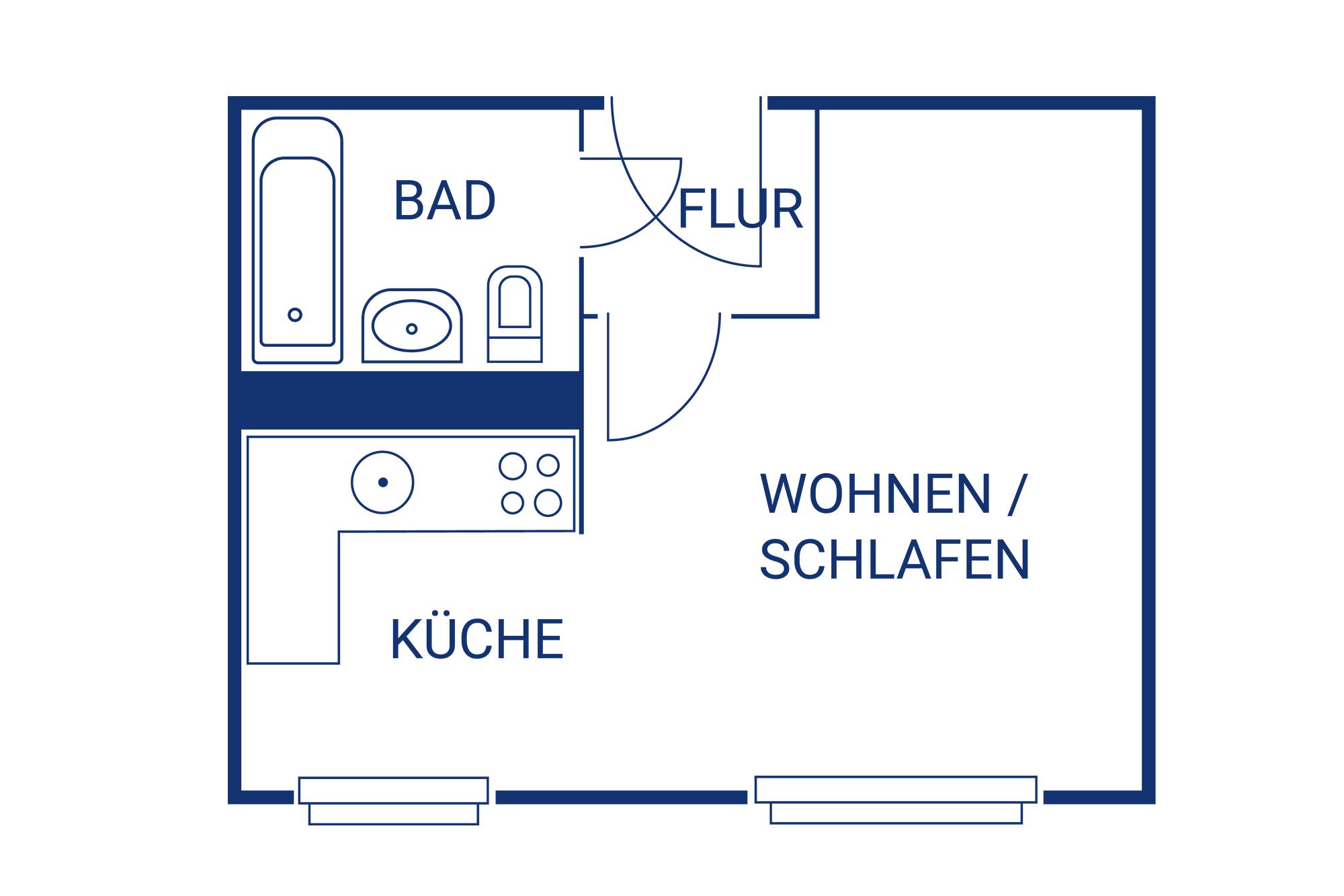 Ziegesarstrasse 13 OG8 Nr3 - möbliert Wohnen in Jena