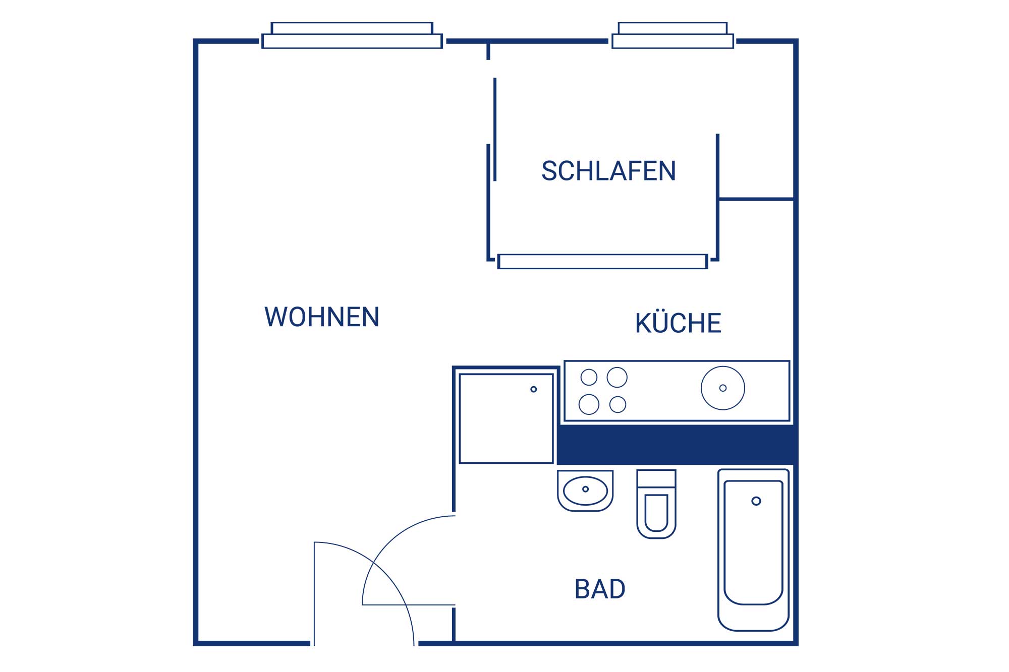 Ziegesarstrasse 13 OG8 Nr3 - möbliert Wohnen in Jena